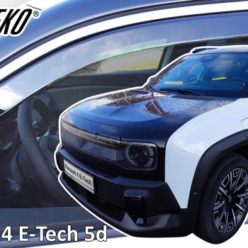Heko - Ανεμοθράυστες για Renault 4 E-Tech Electric 5 Doors 2025+ Ζευγάρι Απο Εύκαμπτο Φιμέ Πλαστικό - 2 τεμ. (ΑΝΕΜ.27037)