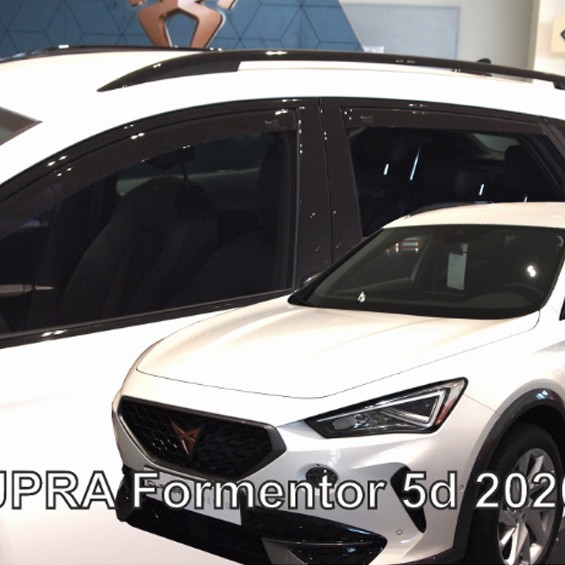 ΑΝΕΜΟΘΡΑΥΣΤΕΣ ΓΙΑ CUPRA FORMENTOR 5D 2020+  ΣΕΤ ΑΥΤΟΚΙΝΗΤΟΥ ΑΠΟ ΕΥΚΑΜΠΤΟ ΦΙΜΕ ΠΛΑΣΤΙΚΟ HEKO - 4 ΤΕΜ.