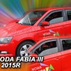 ΑΝΕΜΟΘΡΑΥΣΤΕΣ ΓΙΑ SKODA FABIA III 5D 2014+  HTB ΜΑΚΡΥ ΣΕΤ ΑΥΤΟΚΙΝΗΤΟΥ ΑΠΟ ΕΥΚΑΜΠΤΟ ΦΙΜΕ ΠΛΑΣΤΙΚΟ HEKO - 4 ΤΕΜ.
