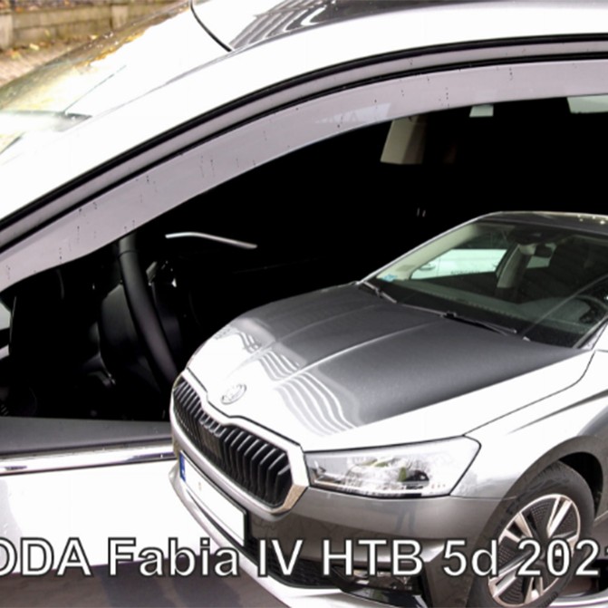 ΑΝΕΜΟΘΡΑΥΣΤΕΣ ΓΙΑ SKODA FABIA HTB 5D 2021+ ΖΕΥΓΑΡΙ ΑΠΟ ΕΥΚΑΜΠΤΟ ΦΙΜΕ ΠΛΑΣΤΙΚΟ HEKO - 2 ΤΕΜ.