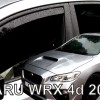 ΑΝΕΜΟΘΡΑΥΣΤΕΣ ΓΙΑ SUBARU WRX 4D 2014+ ΖΕΥΓΑΡΙ ΑΠΟ ΕΥΚΑΜΠΤΟ ΦΙΜΕ ΠΛΑΣΤΙΚΟ HEKO - 2 ΤΕΜ.