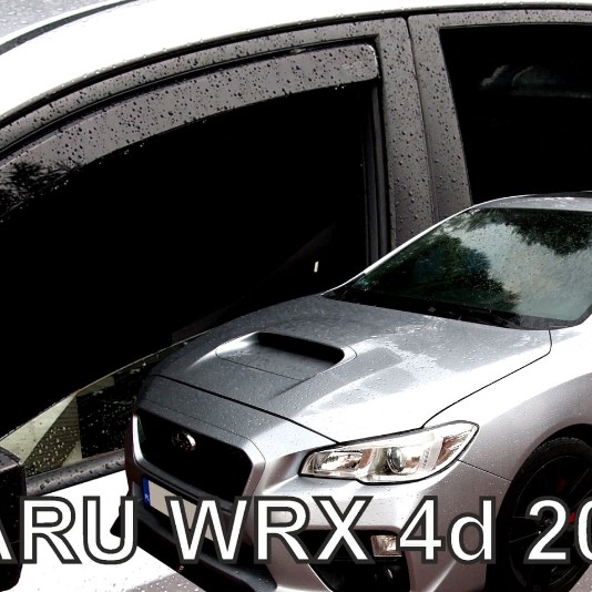 ΑΝΕΜΟΘΡΑΥΣΤΕΣ ΓΙΑ SUBARU WRX 4D 2014+ ΖΕΥΓΑΡΙ ΑΠΟ ΕΥΚΑΜΠΤΟ ΦΙΜΕ ΠΛΑΣΤΙΚΟ HEKO - 2 ΤΕΜ.