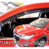 ΑΝΕΜΟΘΡΑΥΣΤΕΣ ΓΙΑ SUZUKI S-CROSS 5D 2021+ ΣΕΤ ΑΥΤΟΚΙΝΗΤΟΥ ΑΠΟ ΕΥΚΑΜΠΤΟ ΦΙΜΕ ΠΛΑΣΤΙΚΟ HEKO - 4 ΤΕΜ.
