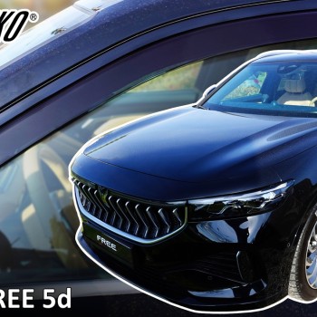 Heko - Ανεμοθραύστες για Voyah Free 5 Doors 2021+ Ζευγάρι Απο Εύκαμπτο Φιμέ Πλαστικό - 2 τεμ. (ΑΝΕΜ.29139)