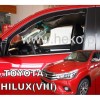ΑΝΕΜΟΘΡΑΥΣΤΕΣ ΓΙΑ TOYOTA HILUX 4D 2016+ ΖΕΥΓΑΡΙ ΑΠΟ ΕΥΚΑΜΠΤΟ ΦΙΜΕ ΠΛΑΣΤΙΚΟ HEKO - 2 ΤΕΜ.