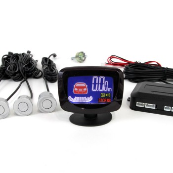 ΣΥΣΤΗΜΑ ΠΑΡΚΑΡΙΣΜΑΤΟΣ 12V ΜΕ 4 ΑΙΣΘΗΤΗΡΕΣ (ΑΣΗΜΙ) 22mm ΚΑΙ ΟΘΟΝΗ LED-GRAF AMIO - 1 ΤΕΜ.