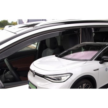 ΑΝΕΜΟΘΡΑΥΣΤΕΣ ΓΙΑ VW ID.4 5D 2020+ -  ΑΥΤΟΚΙΝΗΤΟΥ ΑΠΟ ΕΥΚΑΜΠΤΟ ΦΙΜΕ ΠΛΑΣΤΙΚΟ HEKO - 2 ΤΕΜ.