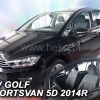 ΑΝΕΜΟΘΡΑΥΣΤΕΣ ΓΙΑ VW GOLF SPORTSVAN 5D 2014-2020 ΖΕΥΓΑΡΙ ΑΥΤΟΚΙΝΗΤΟΥ ΑΠΟ ΕΥΚΑΜΠΤΟ ΦΙΜΕ ΠΛΑΣΤΙΚΟ HEKO - 2 ΤΕΜ.