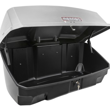 Μπαγκαζιέρα Κοτσαδόρου Nekkar Silver 300 σε ασημί με μαύρο χρώμα και ματ ανάγλυφη υφή για βάση ποδηλάτου κοτσαδόρου Race 3/4 Menabo - 1 τεμ.