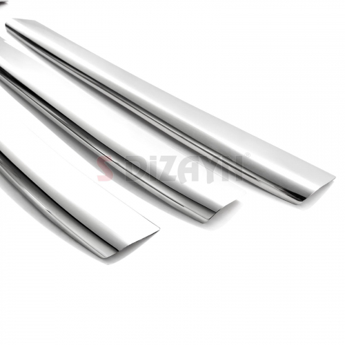 ΔΙΑΚΟΣΜΗΤΙΚΕΣ ΓΡΙΛΙΕΣ ΜΑΣΚΑΣ ΕΜΠΡΟΣ ΧΡΩΜΙΟΥ 6ΤΕΜ ΓΙΑ RENAULT MEGANE HB 5D/SD/SW 2004-2005