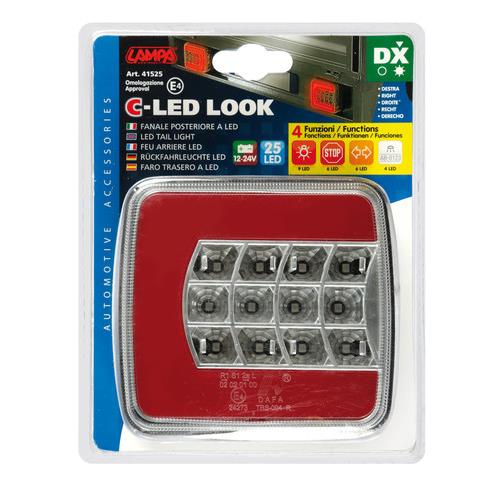 ΔΕΞΙ ΠΙΣΩ ΦΑΝΑΡΙ 12/24V C-LED LOOK (25 LED) - 1ΤΕΜ.