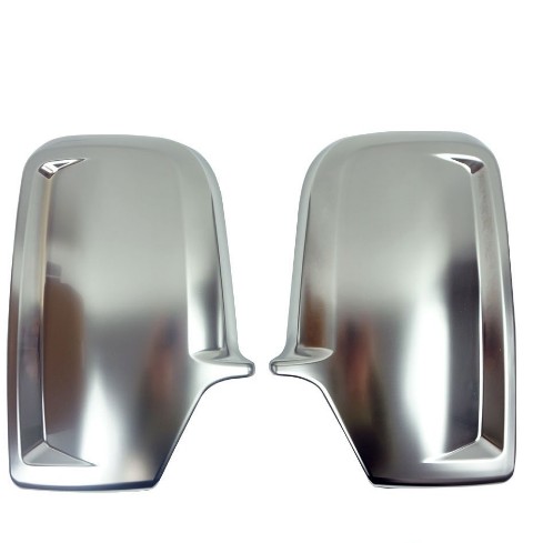 ΚΑΠΑΚΙΑ ΚΑΘΡΕΠΤΩΝ ΓΙΑ MERCEDES SPRINTER VAN W 906 2006+VW CRAFTER VAN 2006-2017 ΧΡΩΜΙΟΥ ΣΑΤΙΝΕ 2 ΤΕΜ. ΠΛΑΣΤΙΚΑ