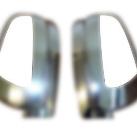 ΚΑΠΑΚΙΑ ΚΑΘΡΕΠΤΩΝ ΓΙΑ MERCEDES VITO/VIANO W639 FACELIFT VAN 2010-2014 ΧΡΩΜΙΟΥ ΣΑΤΙΝΕ 2 TEM. ΠΛΑΣΤΙΚΑ ΜΕ ΦΛΑΣ