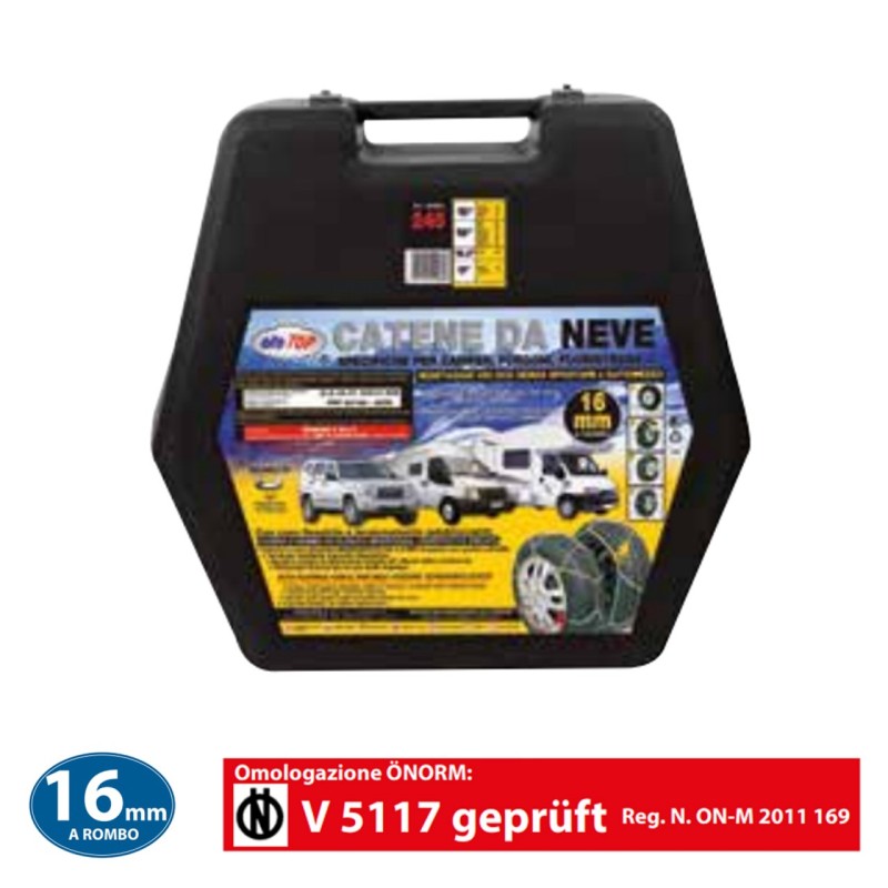 ΑΛΥΣΙΔΕΣ ΧΙΟΝΙΟΥ 16MM - Νο. 260 OTOTOP - 2 ΤΕΜ.