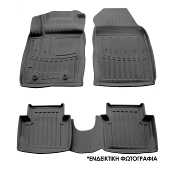 ΠΑΤΑΚΙA ΛΑΣΤΙΧΟ ΣΕ ΣΚΑΦΗ ME KOYMΠΩΜΑΤΑ ΓΙΑ FORD EXPLORER VI U625 5D 2020+ RACE AXION - 4 Τεμ.