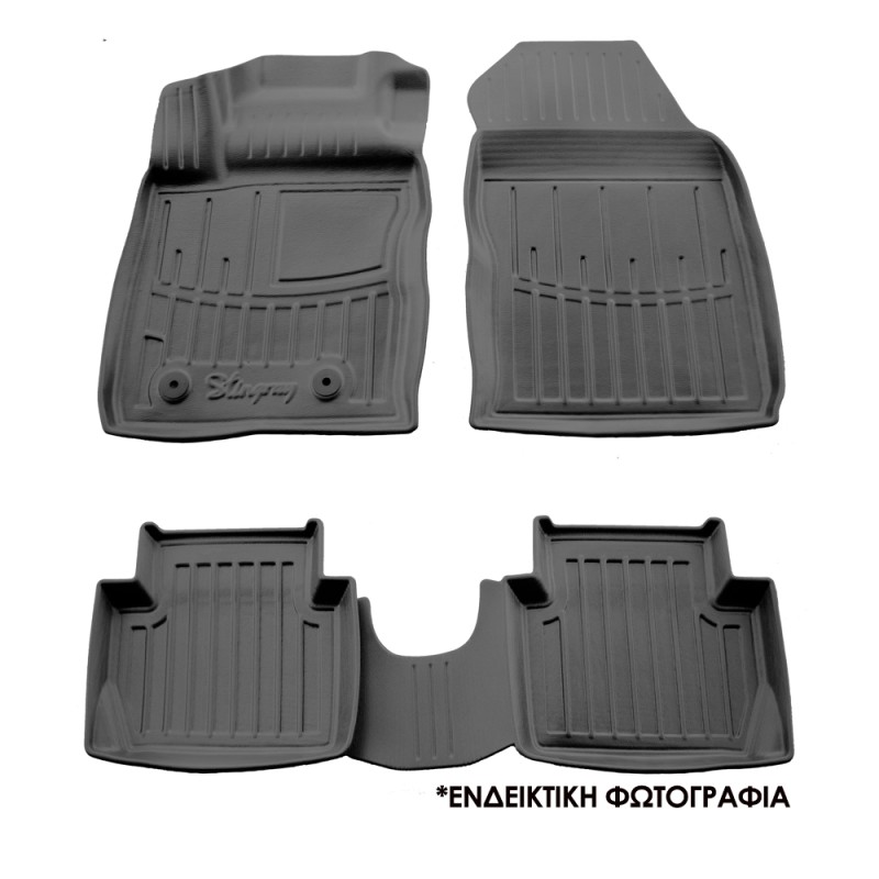 ΠΑΤΑΚΙA ΛΑΣΤΙΧΟ ΣΕ ΣΚΑΦΗ ME KOYMΠΩΜΑΤΑ ΓΙΑ FORD EXPLORER VI U625 5D 2020+ RACE AXION - 4 Τεμ.