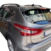 ΜΠΑΡΕΣ ΟΡΟΦΗΣ ΓΙΑ NISSAN QASHQAI 07-14 /QASHQAI 2014+ ΠΑΡΑΛΛΗΛΕΣ ΑΛΟΥΜΙΝΙΟΥ ΜΑΥΡΕΣ