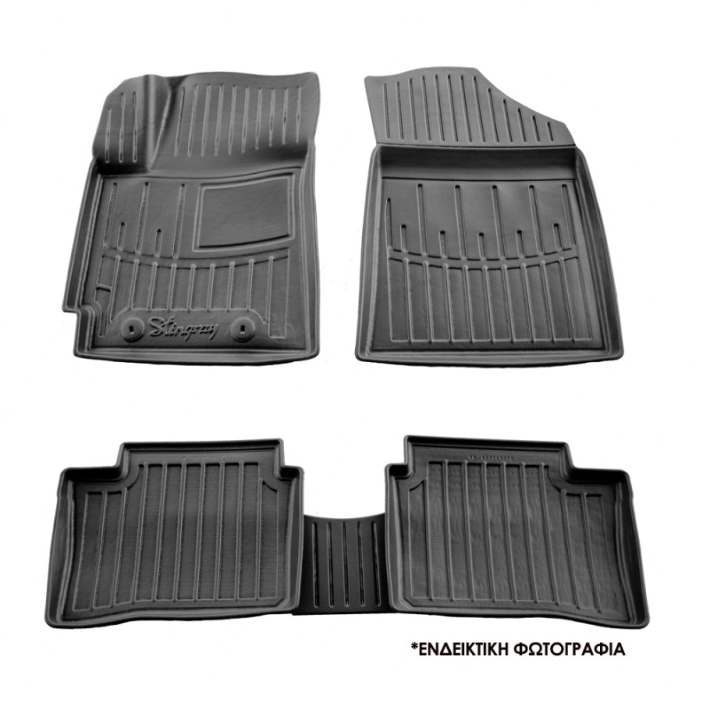 ΠΑΤΑΚΙA ΛΑΣΤΙΧΟ ΣΕ ΣΚΑΦΗ ME KOYMΠΩΜΑΤΑ ΓΙΑ SKODA SUPERB IV 5D 2023+ RACE AXION - 4 Τεμ.