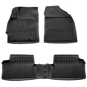 ΠΑΤΑΚΙA ΛΑΣΤΙΧΟ ΣΕ ΣΚΑΦΗ ME KOYMΠΩΜΑΤΑ ΓΙΑ TOYOTA AURIS E180 2012-2019 5D RACE AXION - 4 Τεμ.