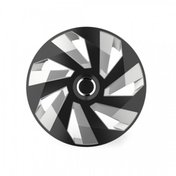 ΤΑΣΙΑ 14" HUBCAP VECTOR RC SILVER BLACK AMIO ΣΕΤ 4 ΤΕΜ ΣΕ ΚΟΥΤΙ