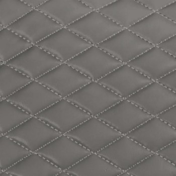 Πλατοκάθισμα με Προσκέφαλο COVER-TECH Δερματίνη 2τεμ. Σκούρο Γκρι