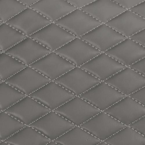 Πλατοκάθισμα με Προσκέφαλο COVER-TECH Δερματίνη 2τεμ. Σκούρο Γκρι