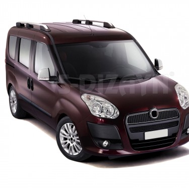 ΚΑΠΑΚΙΑ ΚΑΘΡΕΠΤΗ ΧΡΩΜΙΟΥ ΜΕΤΑΛΛΙΚΑ ΓΙΑ FIAT DOBLO PANELVAN/LAV 2010+ Ανοξείδωτο Ατσάλινο