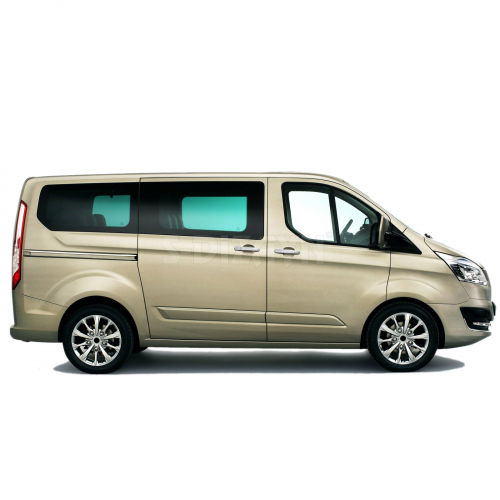 ΧΕΡΟΥΛΙΑ ΠΟΡΤΑΣ ΓΙΑ FORD TOURNEO CUSTOM 2012+  ΧΡΩΜΙΟ ΜΕΤΑΛΛΙΚΑ 7ΤΕΜ ΓΙΑ 3 ΠΟΡΤΕΣ (ΜΕ ΚΑΛΥΜΜΑ ΚΛΕΙΔΑΡΙΑΣ)