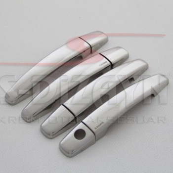 ΧΕΡΟΥΛΙΑ ΠΟΡΤΑΣ ΓΙΑ VW JETTA SEDAN 2011+  ΧΡΩΜΙΟ ΜΕΤΑΛΛΙΚΑ 4ΠΟΡΤΕΣ 4ΤΕΜ