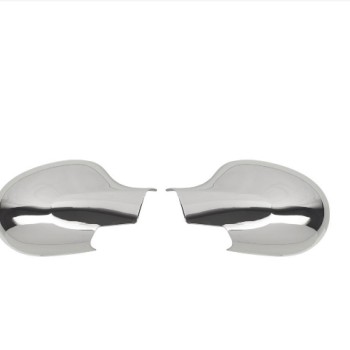 ΚΑΠΑΚΙΑ ΚΑΘΡΕΠΤΩΝ ΓΙΑ RENAULT TWINGO II HB 2001-2014 / SYMBOL /THALIA 2009-2013 ΧΡΩΜΙΟΥ ΣΑΤΙΝΕ 2 ΤΕΜ. ΠΛΑΣΤΙΚΑ