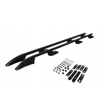 ΠΑΡΑΛΛΗΛΕΣ ΜΠΑΡΕΣ ΟΡΟΦΗΣ ΑΛΟΥΜΙΝΙΟΥ ΣΕ ΜΑΥΡΟ ΧΡΩΜΑ SPORT L1 ΓΙΑ NISSAN PRIMASTAR 2001-2014 ΜΕΓΙΣΤΟ ΒΑΡΟΣ ΦΟΡΤΙΟΥ 75KG OMTEC - 2 TEM.