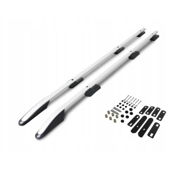 ΠΑΡΑΛΛΗΛΕΣ ΜΠΑΡΕΣ ΟΡΟΦΗΣ ΑΛΟΥΜΙΝΙΟΥ ΣΕ ΑΣΗΜΙ ΧΡΩΜΑ SPORT L2 ΓΙΑ NISSAN PRIMASTAR 2001-2014 ΜΕΓΙΣΤΟ ΒΑΡΟΣ ΦΟΡΤΙΟΥ 75KG OMTEC - 2 TEM.