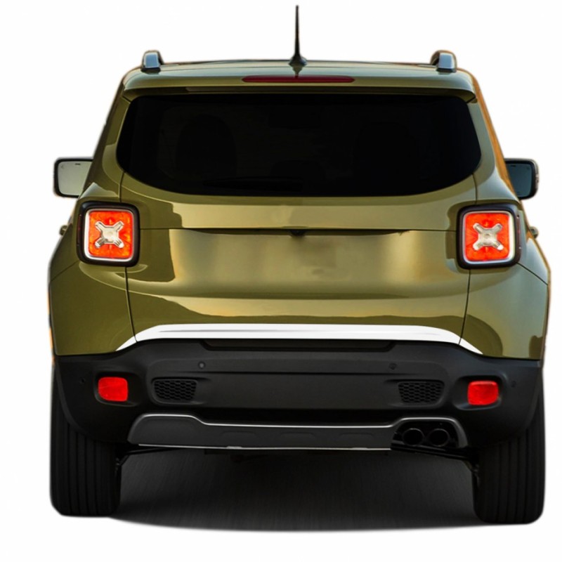 ΤΡΙΜ ΠΟΡΤ ΜΠΑΓΚΑΖ ΧΡΩΜΙΟΥ ΜΕΤΑΛΛΙΚ0 ΓΙΑ JEEP RENEGADE 2014+ S-DIZAYN - 1 ΤΕΜ.