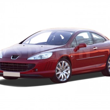 ΧΕΡΟΥΛΙΑ ΠΟΡΤΑΣ ΓΙΑ PEUGEOT 407 3D 2004-2010  ΧΡΩΜΙΟ ΜΕΤΑΛΛΙΚΑ 2ΤΕΜ.