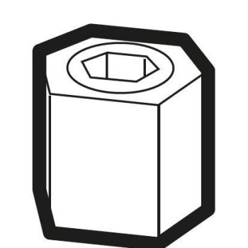 ΑΝΤΑΛΛΑΚΤΙΚΟ ΣΕΤ ΜΕ ΕΞΑΓΩΝΑ ΠΑΞΙΜΑΔΙΑ ΓΙΑ T-SYSTEM 72330/MB ΒΑΣΗΣ ΣΚΙ ICEBERG MENABO - 4 ΤΕΜ.