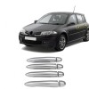 ΧΕΡΟΥΛΙΑ ΠΟΡΤΑΣ ΓΙΑ RENAULT MEGANE HB 5D /SEDAN /SW 04-10  ΧΡΩΜΙΟ ΜΕΤΑΛΛΙΚΑ 4ΠΟΡΤΕΣ 4ΤΕΜ