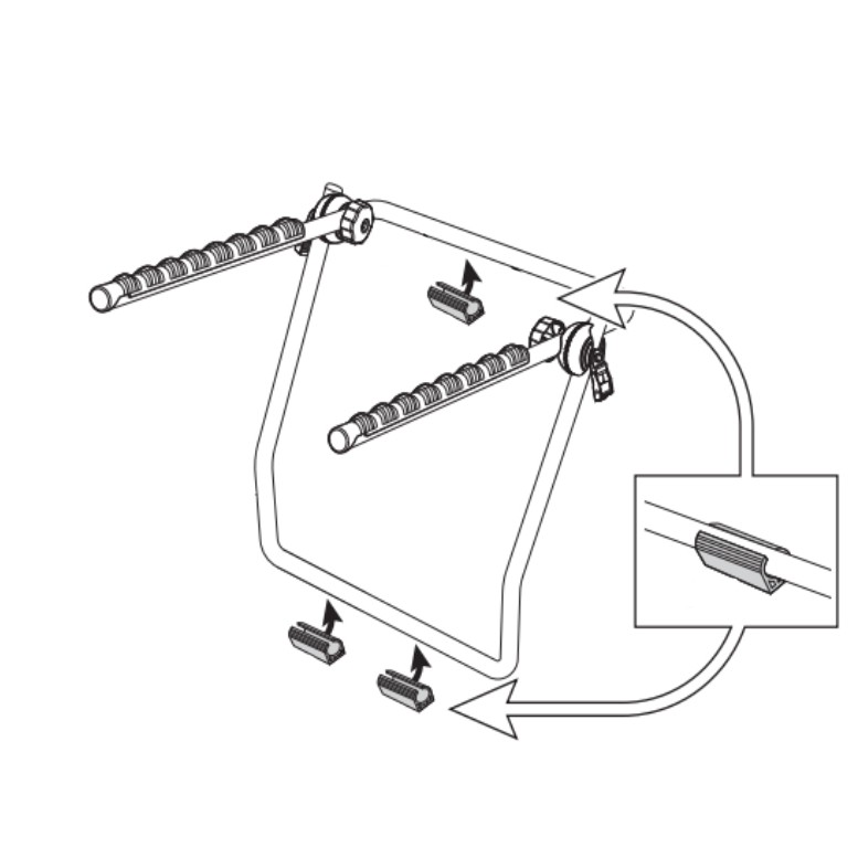 ΑΝΤΑΛΛΑΚΤΙΚΑ ΛΑΣΤΙΧΑ ΒΑΣΗΣ ΠΟΔΗΛΑΤΟΥ BIKI MENABO - 2 ΤΕΜ.
