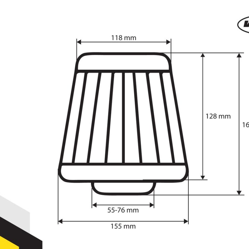 ΦΙΛΤΡΟΧΟΑΝΗ ΕΛΕΥΘΕΡΑΣ AF-RED 160 Χ 155 Χ 118 (ΚΟΚΚΙΝΗ/3 ΑΝΤΑΠΤΟΡΕΣ) AMiO - 1 ΤΕΜ.