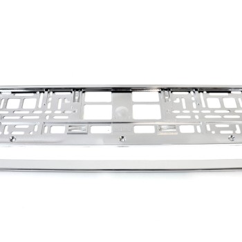 ΠΛΑΣΤΙΚΟ ΠΛΑΙΣΙΟ ΠΙΣΩ ΠΙΝΑΚΙΔΑΣ ΚΥΚΛΟΦΟΡΙΑΣ (ΧΡΩΜΙΟ) - 52 Χ 12,5 cm AMiO - 1 ΤΕΜ.