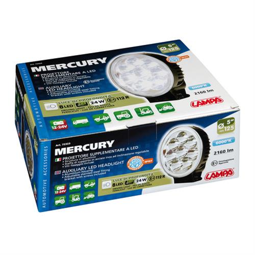 Προβολέας οδήγησης MERCURY με 8 Led Στρογγυλός