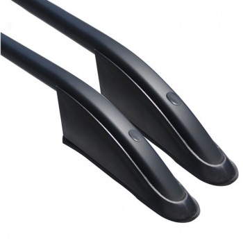 ΜΠΑΡΕΣ ΟΡΟΦΗΣ ΓΙΑ VW T5 TRANSPORTER 2003-2015 (L2) ΠΑΡΑΛΛΗΛΕΣ ΑΛΟΥΜΙΝΙΟΥ 2ΤΕΜ ΜΑΥΡΕΣ