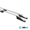 Omtec - Παράλληλες Μπάρες Οροφής Sport για VW Amarok (PH 2H) 2010>2022 από Αλουμίνιο σε Ασημί Χρώμα - 2 τεμ. (7535931/OM)