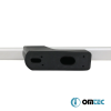 Omtec - Παράλληλες Μπάρες Οροφής Sport για VW Amarok (PH 2H) 2010>2022 από Αλουμίνιο σε Ασημί Χρώμα - 2 τεμ. (7535931/OM)