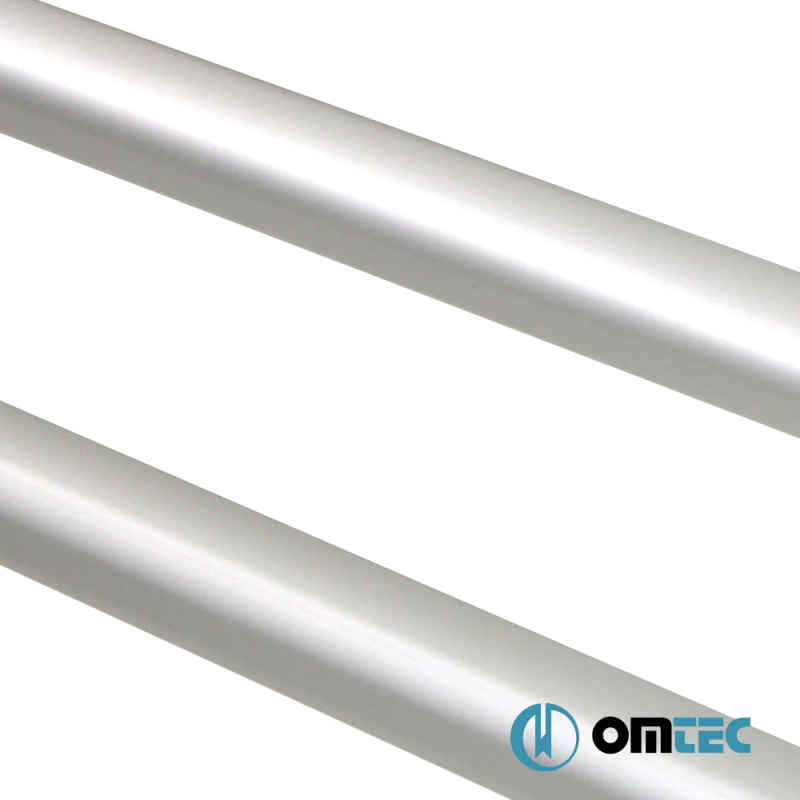 Omtec - Παράλληλες Μπάρες Οροφής Sport για VW Amarok (PH 2H) 2010>2022 από Αλουμίνιο σε Ασημί Χρώμα - 2 τεμ. (7535931/OM)