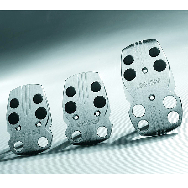 Πεταλιέρα Αλουμινίου Isotta με μαύρους κύκλους