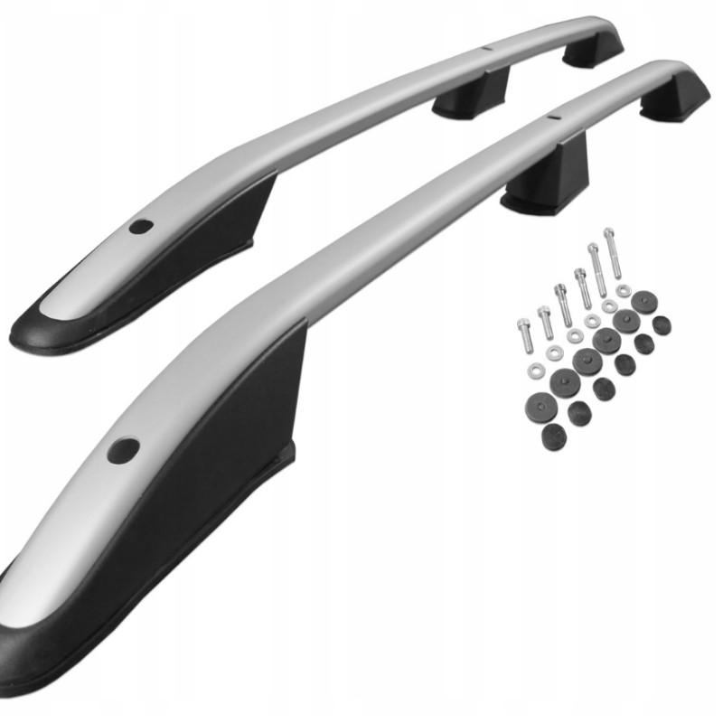 ΜΠΑΡΕΣ ΟΡΟΦΗΣ ΓΙΑ FORD TRANSIT CONNECT / TOURNEO CONNECT / VW CADDY 2021+ ΠΑΡΑΛΛΗΛΕΣ L1 ΑΛΟΥΜΙΝΙΟΥ ΑΣΗΜΙ 142cm ΟMTEC - 2 TEM.