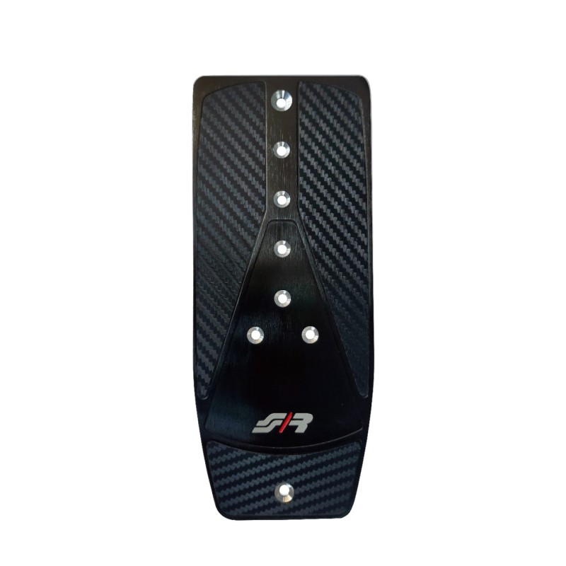 ΤΕΜΠΕΛΗΣ ΠΟΔΙΟΥ CARBON LOOK ΜΑΥΡΟ ΑΛΟΥΜΙΝΙΟΥ  SIMONI RACING - 1 TEM