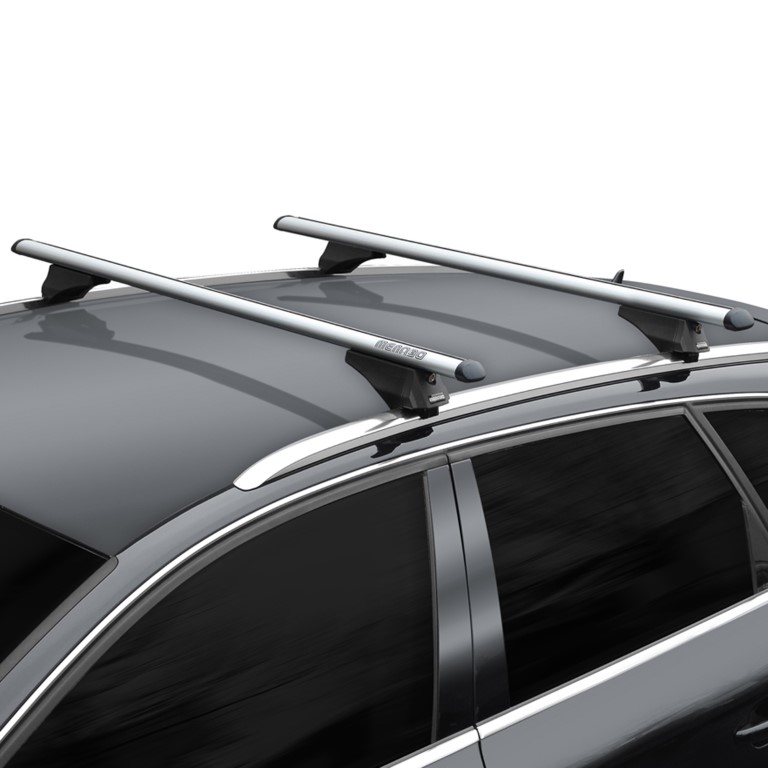 ΜΠΑΡΕΣ ΟΡΟΦΗΣ ΑΛΟΥΜΙΝΙΟΥ TIGER XL SILVER 131,5 cm ΣΕ ΑΣΗΜΙ ΧΡΩΜΑ ΓΙΑ ΟΡΟΦΗ ΜΕ FLUSH ΚΑΙ RAISED RAILS MENABO - 2 ΤΕΜ.