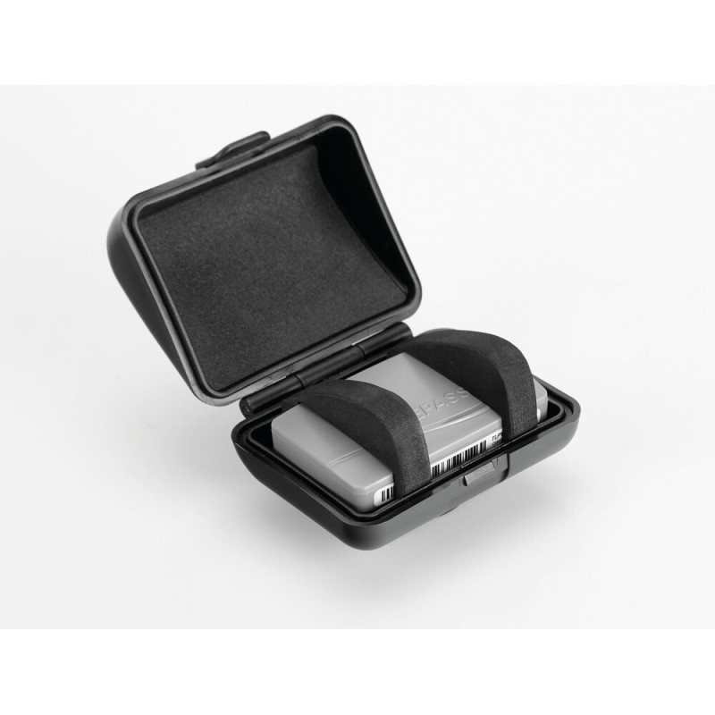 Θήκη CaseTelepass Hard Case της σειράς Optiline για μεταφορά e-pass/telepass με διαστάσεις 67 x 48 x 28 mm, συμβατή με Βάσεις Στήριξης Κινητού Optiline για Μηχανή με σύστημα Duolock