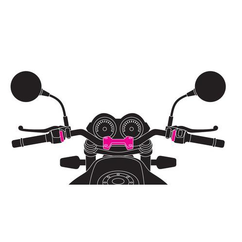 Βιδωτή Βάση Στήριξης Κινητού M6 Screw της σειράς Optiline για τις Βίδες στα Καβαλέτα ή στους Διακόπτες στο Τιμόνι Μηχανής με σπείρωμα M6 και σύστημα Duolock, συμβατή με Θήκες ή Αντάπτορες Κινητού Optiline